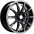 Легковые шины б/у Khomen KNW 1707 6.5x17 4*100 ET50 DIA60.1 Black-FP Литой купить с бесплатной доставкой в пункты выдачи в Петербурге